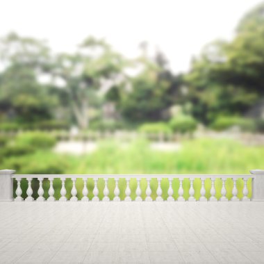 Balkon ve Teras, doğa arka plan bulanıklık