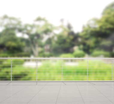 Balkon ve Teras, doğa arka plan bulanıklık