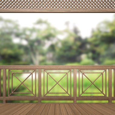 Balkon ve Teras, doğa arka plan bulanıklık