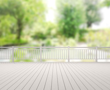 Balkon ve Teras, doğa arka plan bulanıklık