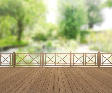 Balkon ve Teras, doğa arka plan bulanıklık