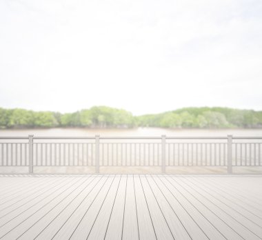 Balkon ve Teras, doğa arka plan bulanıklık