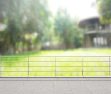 Balkon ve Teras, doğa arka plan bulanıklık