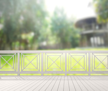 Balkon ve Teras, doğa arka plan bulanıklık