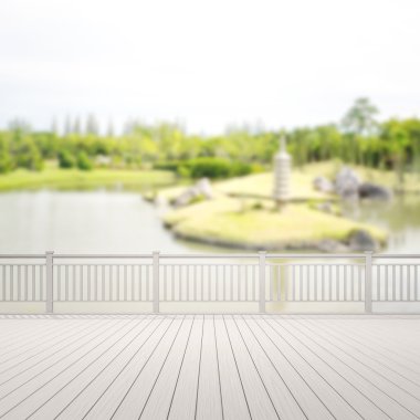 Balkon ve Teras, doğa arka plan bulanıklık