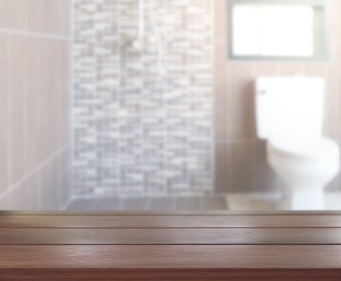 Masa üstü ve arka plan bulanıklık banyo