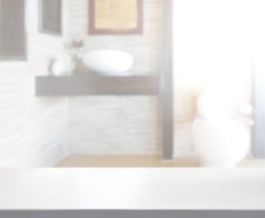 Masa üstü ve arka plan bulanıklık banyo