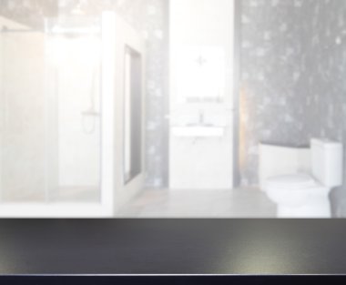Masa üstü ve arka plan bulanıklık banyo