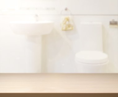 Masa üstü ve arka plan bulanıklık banyo