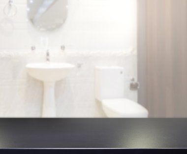 Masa üstü ve arka plan bulanıklık banyo