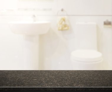 Masa üstü ve arka plan bulanıklık banyo