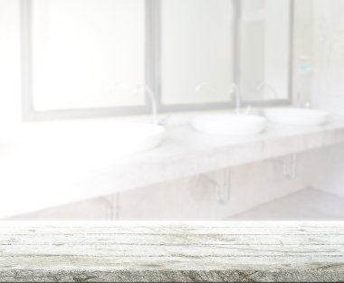 Masa üstü ve arka plan bulanıklık banyo