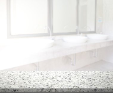 Masa üstü ve arka plan bulanıklık banyo