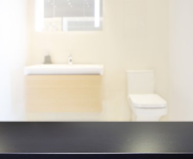 Masa üstü ve arka plan bulanıklık banyo