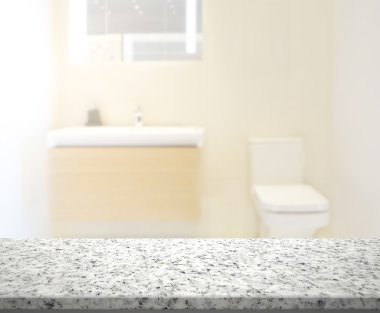 Masa üstü ve arka plan bulanıklık banyo