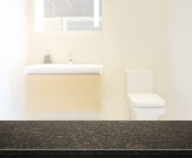 Masa üstü ve arka plan bulanıklık banyo