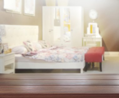 Yatak odasındaki Masa Üstü ve Görüntü Arkaplanı