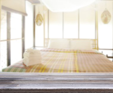 Yatak odasındaki Masa Üstü ve Görüntü Arkaplanı