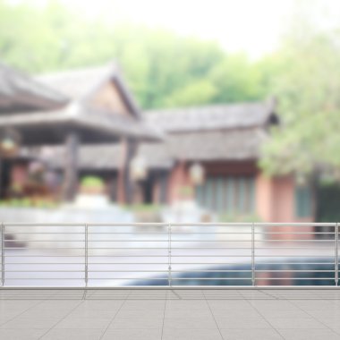 Balkon ve Teras dış arka plan bulanıklık