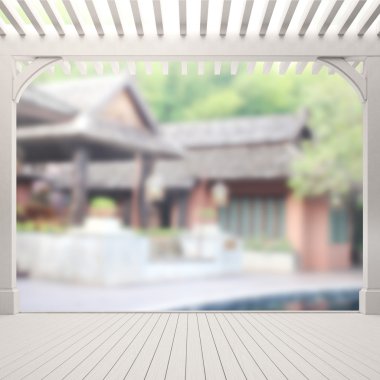 Balkon ve Teras dış arka plan bulanıklık