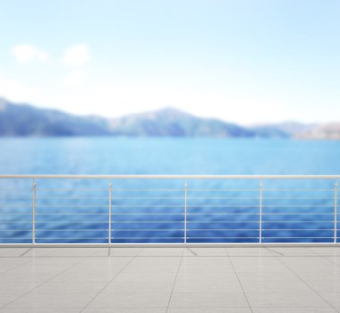 Balkon ve Teras, doğa arka plan bulanıklık