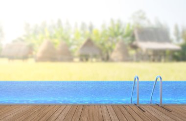 Balkon ve Teras, doğa arka plan bulanıklık