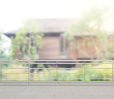 Balkon ve Teras dış arka plan bulanıklık