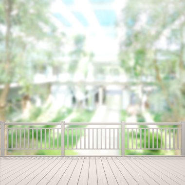 Balkon ve Teras, doğa arka plan bulanıklık