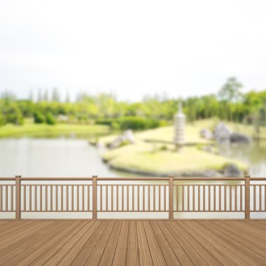 Balkon ve Teras, doğa arka plan bulanıklık