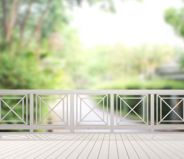 Balkon ve Teras, doğa arka plan bulanıklık