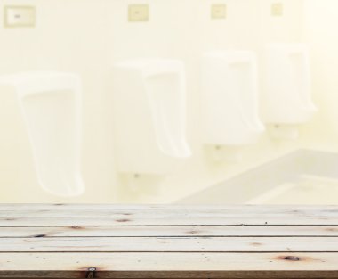 Masa üstü ve arka plan bulanıklık banyo