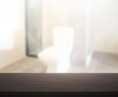 Masa üstü ve arka plan bulanıklık banyo