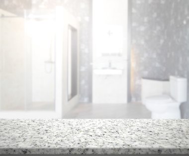 Masa üstü ve arka plan bulanıklık banyo