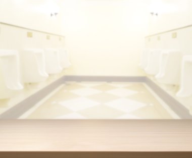 Masa üstü ve arka plan bulanıklık banyo