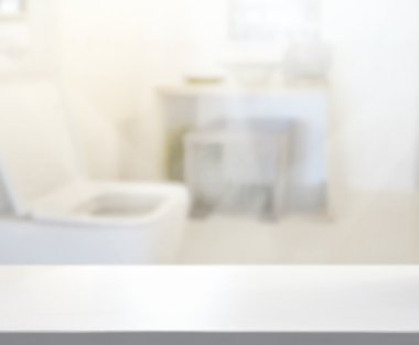 Masa üstü ve arka plan bulanıklık banyo