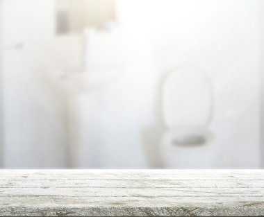 Masa üstü ve arka plan bulanıklık banyo