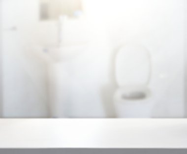 Masa üstü ve arka plan bulanıklık banyo