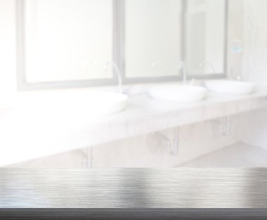 Masa üstü ve arka plan bulanıklık banyo