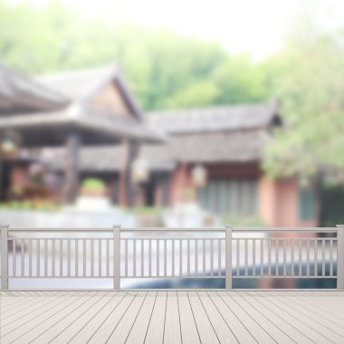 Balkon ve Teras dış arka plan bulanıklık