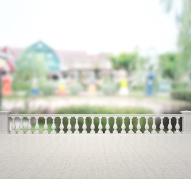 Balkon ve Teras dış arka plan bulanıklık