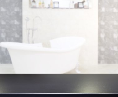 Masa üstü ve arka plan bulanıklık banyo