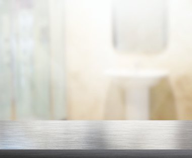 Masa üstü ve arka plan bulanıklık banyo