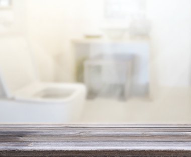 Masa üstü ve arka plan bulanıklık banyo