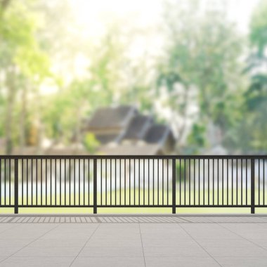 Balkon ve Teras dış arka plan bulanıklık