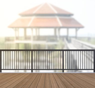 Balkon ve Teras dış arka plan bulanıklık