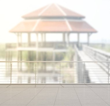 Balkon ve Teras dış arka plan bulanıklık