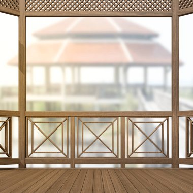 Balkon ve Teras dış arka plan bulanıklık