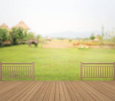 Balkon ve Teras, doğa arka plan bulanıklık