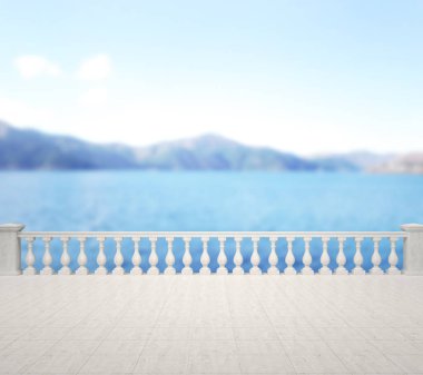 Balkon ve Teras, doğa arka plan bulanıklık