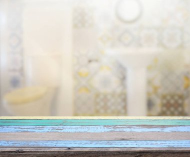 Masa üstü ve arka plan bulanıklık banyo